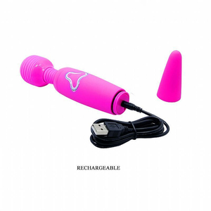 Vibrador Varinha Mágica Body Wand 7 Modos De Vibração Pretty Love