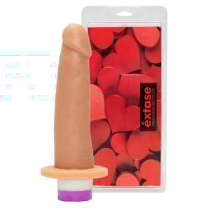 Prótese Com Vibrador Interno 14,8 X 3,6cm êxtase