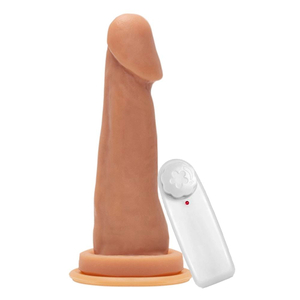 Prótese Maciça Com Vibro E Ventosa 16 X 4,7cm êxtase