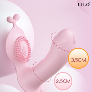 Vibrador De Calcinha Fluffly Com Controle 10 Modos De Vibração Lilo