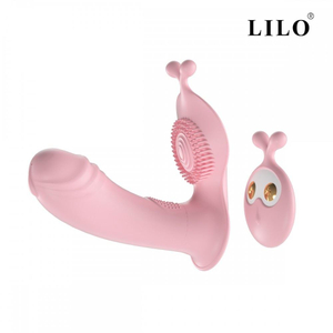 Vibrador De Calcinha Fluffly Com Controle 10 Modos De Vibração Lilo