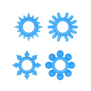 Kit 4 Anéis Peniano Brilha No Escuro Lumino Play Lovetoy