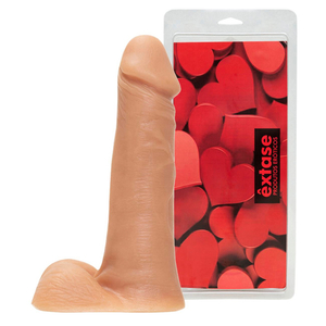 Prótese Realística Maciça Com Escroto 18,5 X 4,7cm êxtase