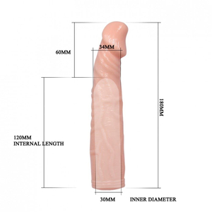 Capa Peniana Extensora Com Cápsula Vibratória Vibe Toys