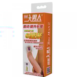 Capa Peniana Extensora Com Cápsula Vibratória Vibe Toys