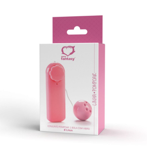 Conjunto De Pompoar Com Vibro 1 Bola Sexy Fantasy