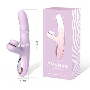 Vibrador Ponto G 3 Modos Vai E Vem 7 Modos De Vibração Com Batidinhas Pleasure