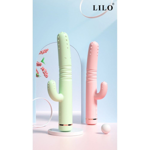 Vibrador  Ponto G Cactus 10 Modos De Vibração E 7 Modos Vai E Vem Lilo