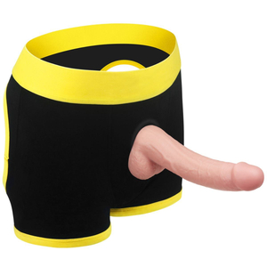 Cueca Boxer Unissex Horny Strapon Com Abertura Lovetoy