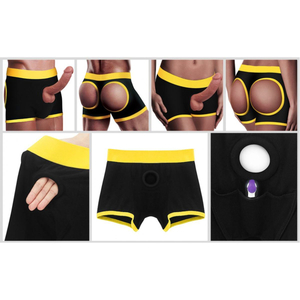Cueca Boxer Unissex Horny Strapon Com Abertura Lovetoy