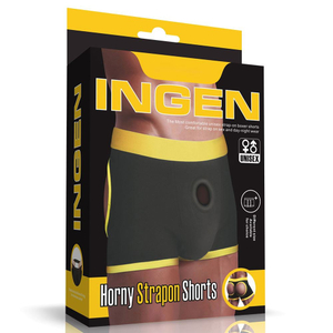 Cueca Boxer Unissex Horny Strapon Com Abertura Lovetoy