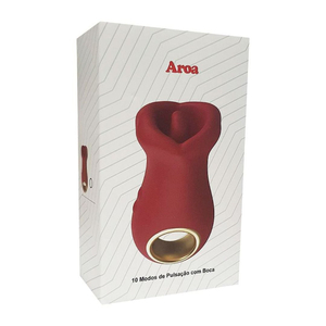 Vibrador Aroa Formato De Boca 10 Modos De Vibração Vibe Toys