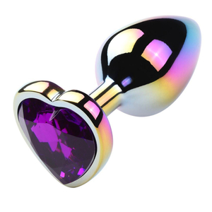 Plug Anal Colors Coração Grande Vibe Toys