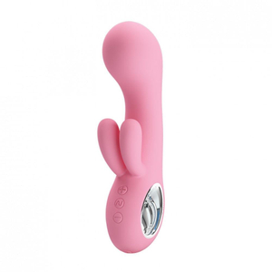 Vibrador Ponto G Duplo Valentine 7 Vibrações Pretty Love