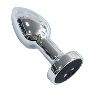Plug Anal Em Aço 10 Modos De Vibração Com Controle Remoto Sem Fio Vibe Toys