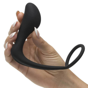 Plug Anal Com Anel Peniano Em Silicone Sexy Toys 
