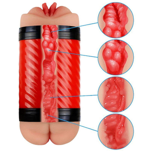 Masturbador Double Masculino Vagina E ânus Vibe Toys