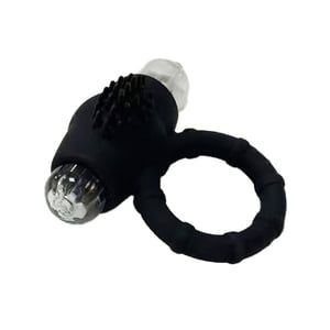 Anel Peniano Em Silicone Com Cerdas Massageadoras E Vibração Vibe Toys