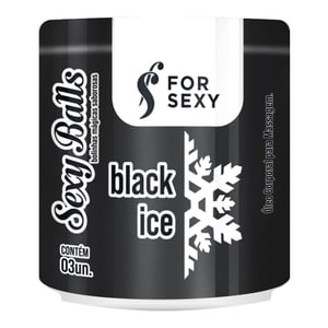 Sexy Balls Black Ice Bolinha 3uni Forsexy