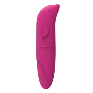 Vibrador Golfinho Plástico Liso Colors Youvibe