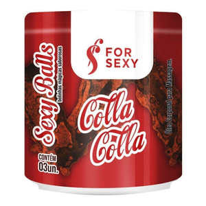 Sexy Balls Beijável óleo Corporal Em Bolinha 3uni Forsexy