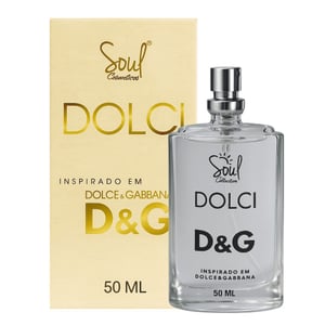 Dolci Colônia Feminina 50ml Soul Cosméticos