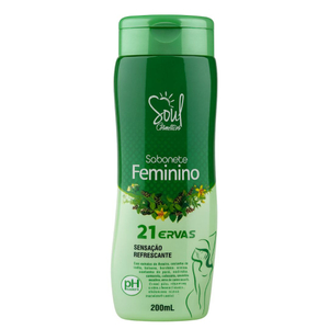 Sabonete íntimo Feminino Refrescante 200ml Soul Cosmeticos