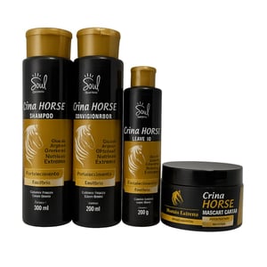 Kit Capilar Crina Horse Com 4 Itens Soul Cosméticos