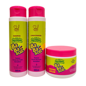 Kit Capilar Babasoul Com 3 Itens Soul Cosméticos