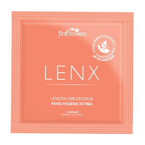 Lenx Lenço Umedecido Higiêne íntima 1 Un Hot Flowers