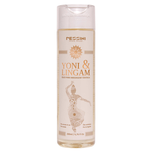 Yoni & Lingam Oléo Para Massagem Tântrica 200ml Pessini