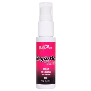 Orgástico Gel Excitante Feminino Estimula E Aquece 15g Hot Flowers