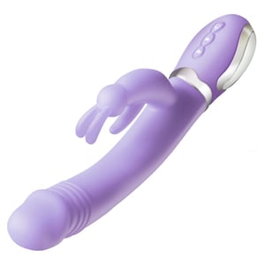 Vibrador Rabbit Naughty Com Língua Estimuladora 36 Vibrações E Aquecimento