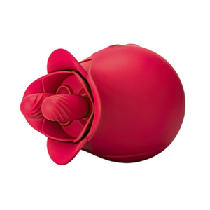 Estimulador Formato De Rosa 10 Vibrações E 10 Movimentos De Vai E Vem