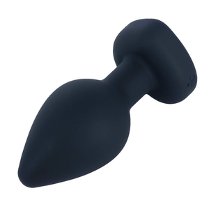 Plug Anal Formato De Coração Em Silicone 10 Modos De Vibração