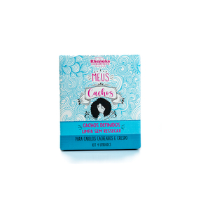 Kit Capilar Meus Cachos Com 4 Itens Rhenuks Cosméticos