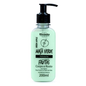 Loção Hidratante Corpo E Rosto Green Apple 200ml Rhenuks