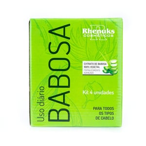Kit Capilar Babosa Com 4 Itens Rhenuks Cosméticos