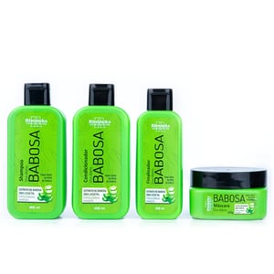 Kit Capilar Babosa Com 4 Itens Rhenuks Cosméticos