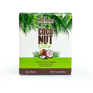 Kit Capilar Coco Nut Oils 4 Itens Rhenuks Cosméticos