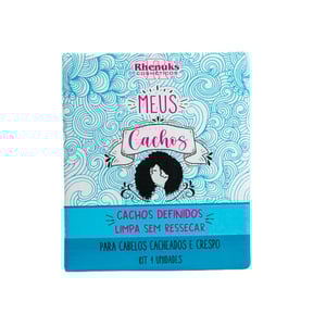 Kit Capilar Meus Cachos Com 4 Itens Rhenuks Cosméticos