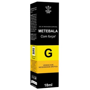 Metebala Lubrificante Siliconado 18ml Segred Love