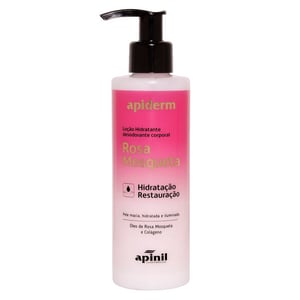 Loção Hidratante Corporal Rosa Mosqueta 180g Apiderm Apinil