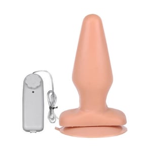 Plug Anal Com Vibro E Ventosa 13,5cm Soft Line Ktoy