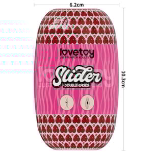 Masturbador Duplo Vagina E ânus Slider Vibe Toys