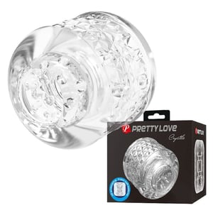 Crystle Mini Masturbador 3d Vazado Pretty Love