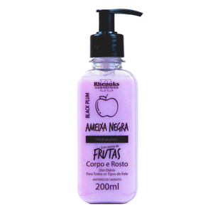 Loção Hidratante Corpo E Rosto Black Plum 200ml Rhenuks