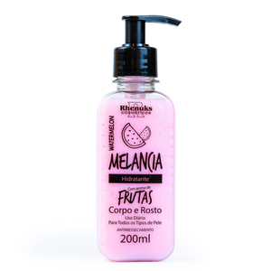 Loção Hidratante Corpo E Rosto Watermelon 200ml Rhenuks