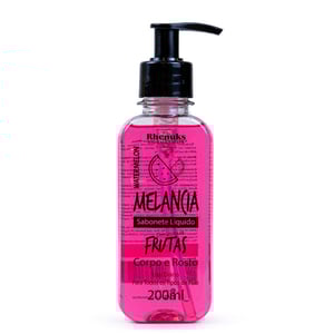 Sabonete Líquido Corpo E Rosto Watermelon 200ml Rhenuks