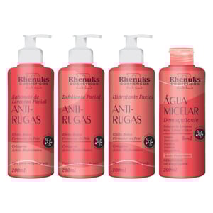 Kit Skin Care Anti Rugas Com 4 Itens Rhenuks Cosméticos